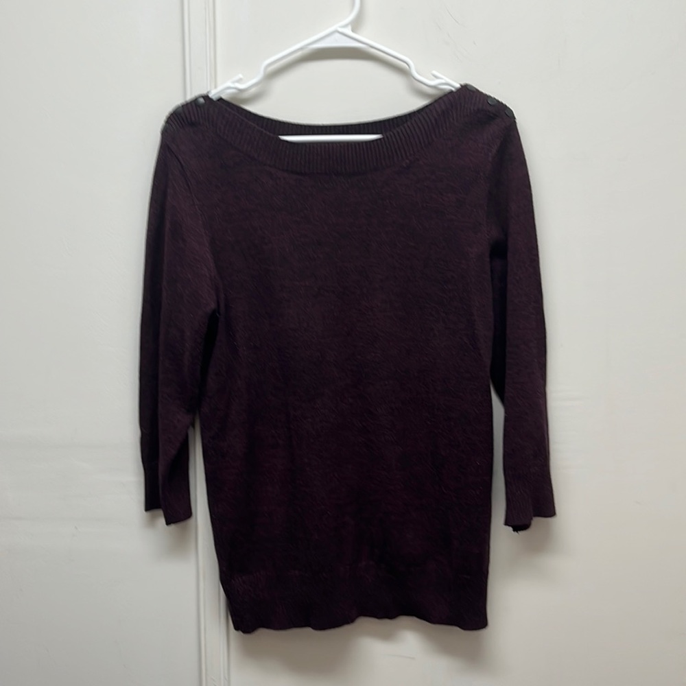 Roz & Ali 3/4 Sweater - Size M